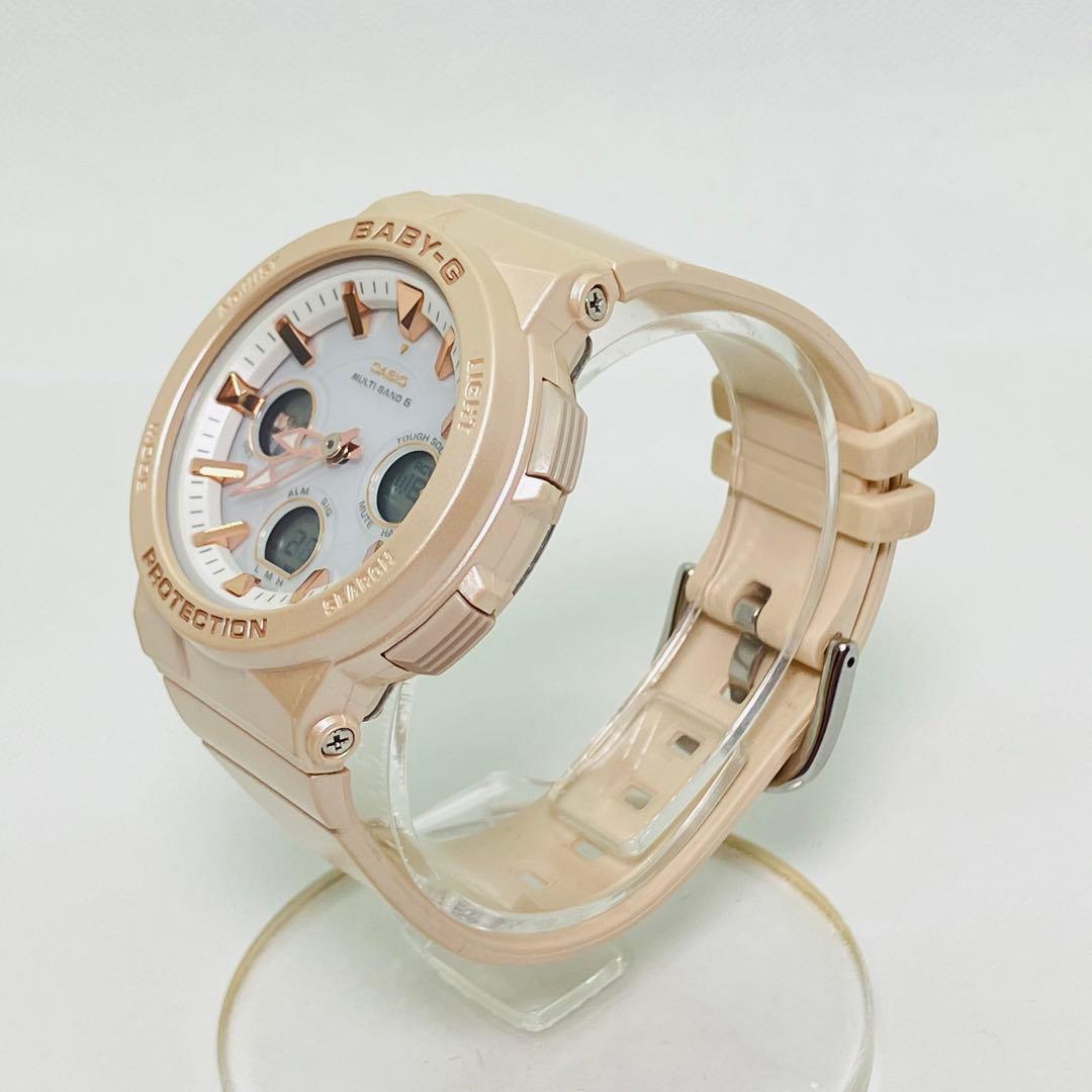 美品 CASIO Baby-G 電波ソーラー レディース腕時計 BGA-2510