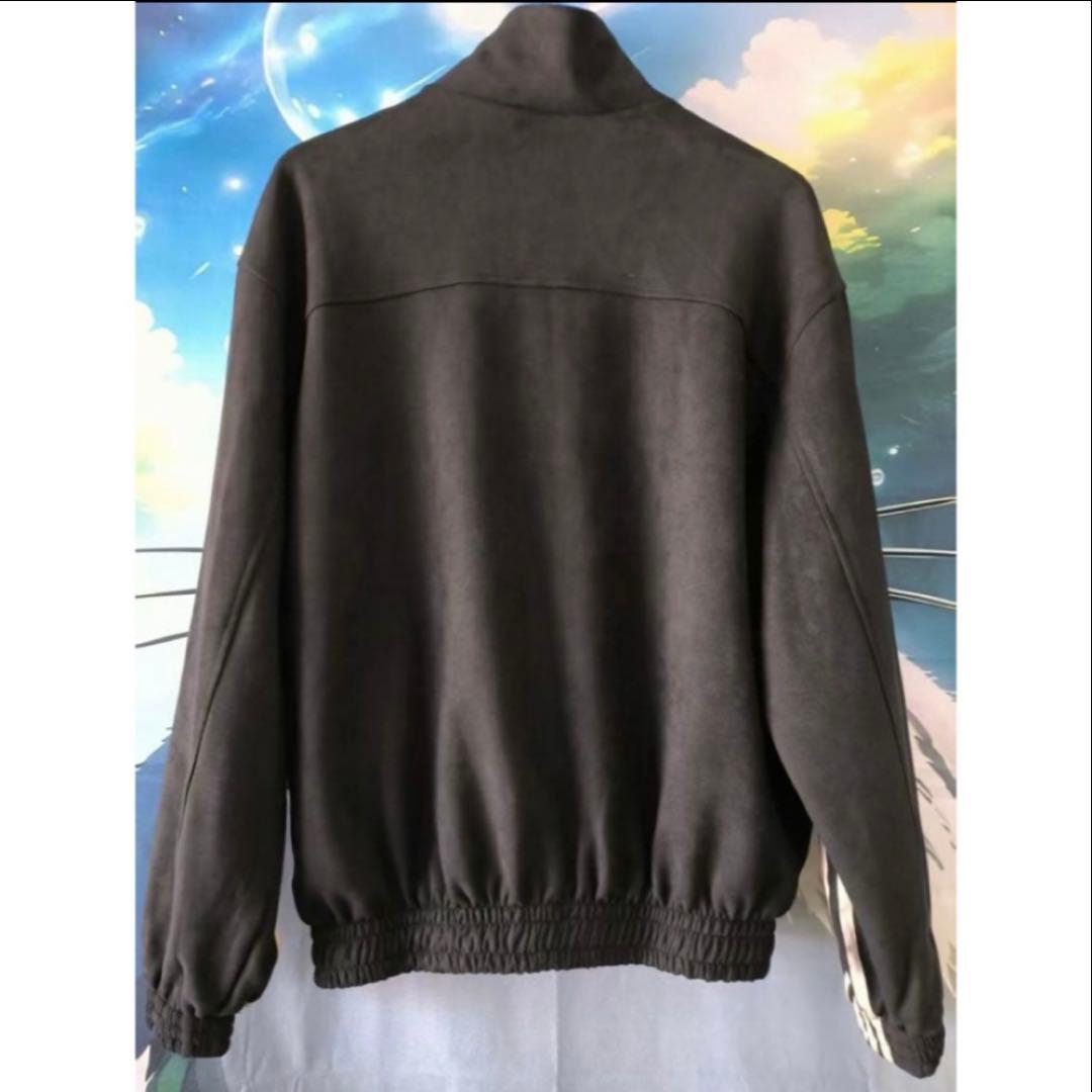 S 黒　adidas originals スエード トラックジャケット