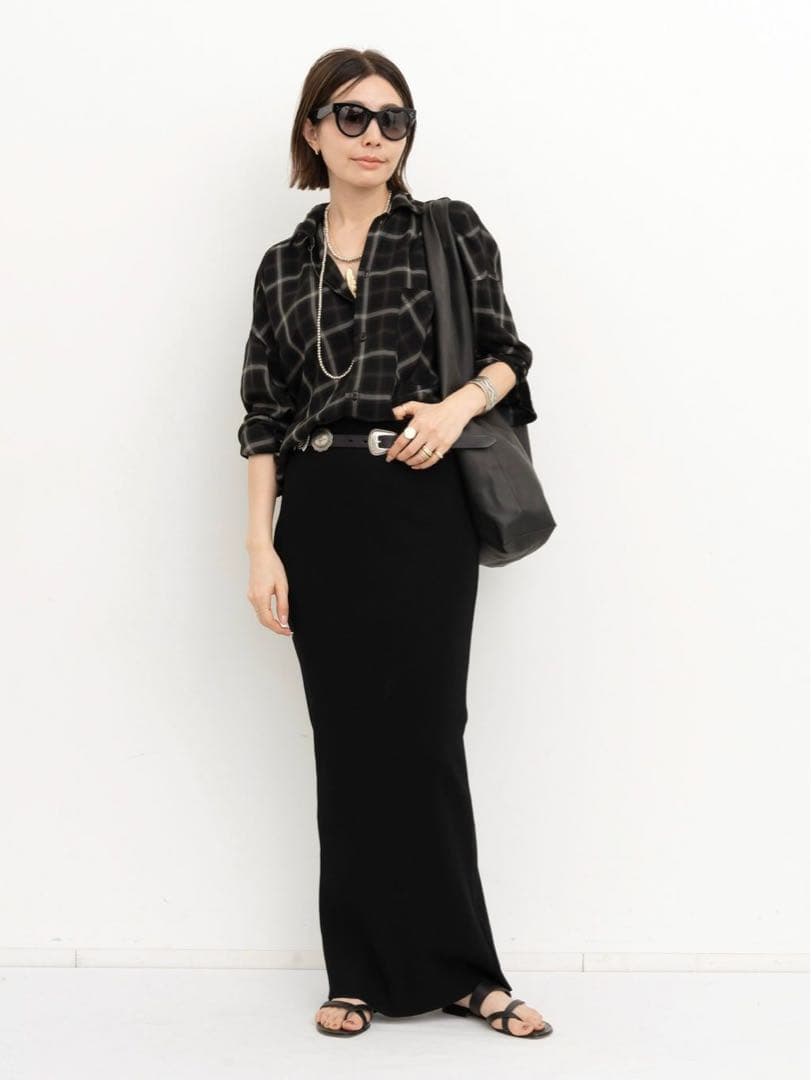 ☆REMI RELIEF CHECK 2 WAY SHIRT☆ブラック☆