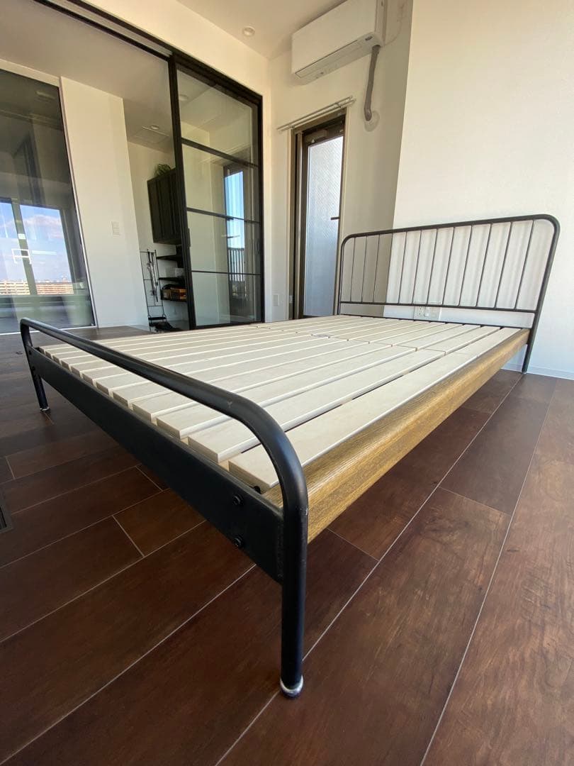 ジャーナルスタンダード SD ベッドフレーム セミダブル サンクベッド マット付