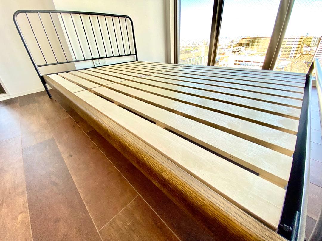 ジャーナルスタンダード SD ベッドフレーム セミダブル サンクベッド マット付