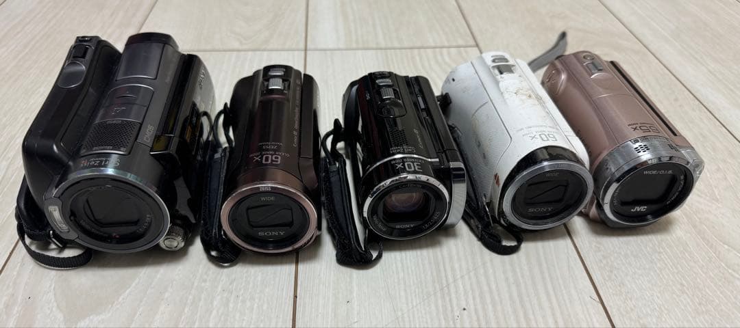 ビデオカメラ Sony JVC 5台 まとめ