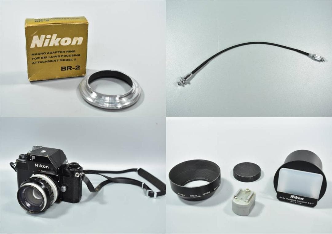 New NikonF ブラックボディ NIKKOR-S 1.4/50 セット