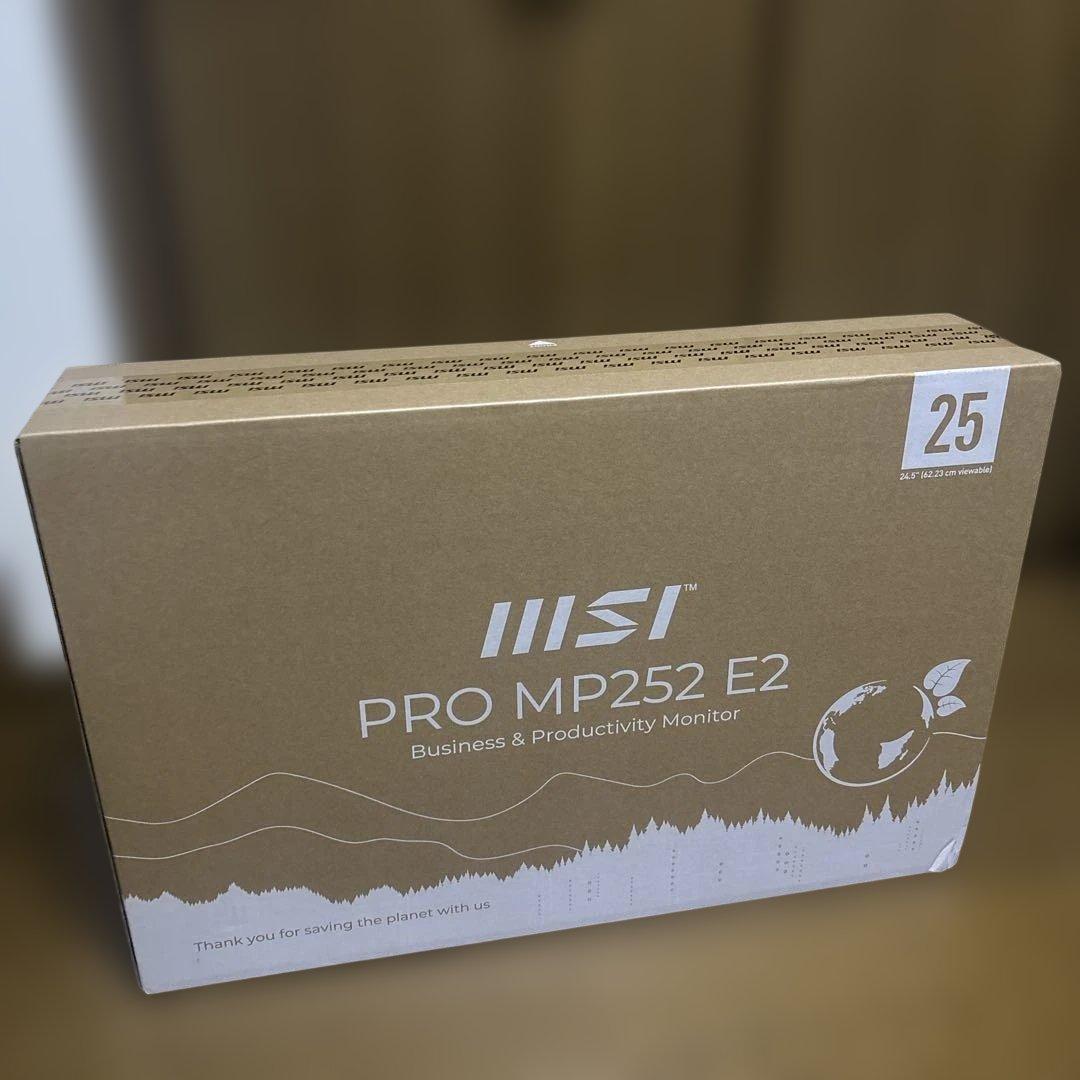 【新品未開封】MSI 24.5インチ IPSモニター PRO MP252 E2