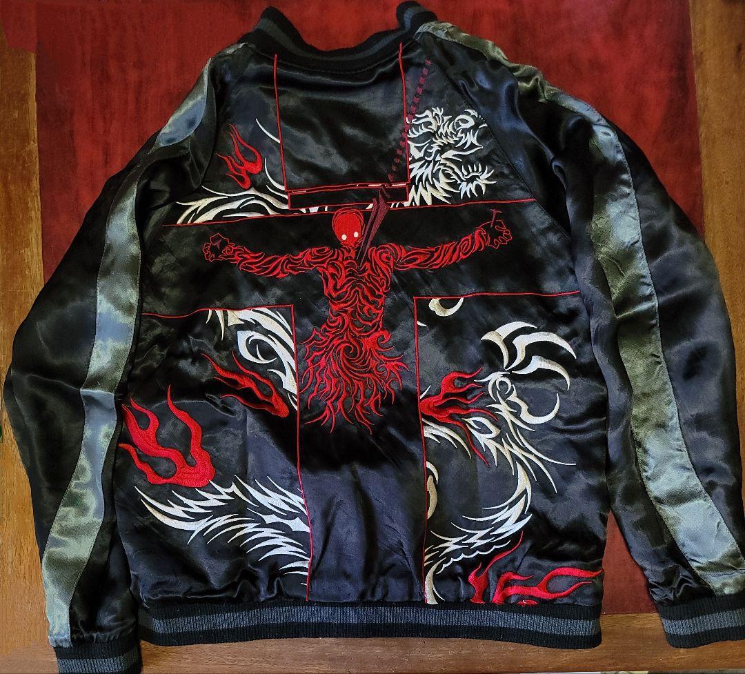 エヴァンゲリオン×錦　総刺繍リバーシブルスカジャン　Mサイズ