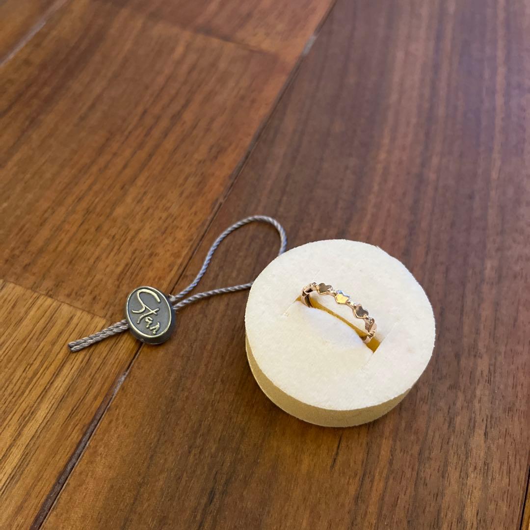 STAR JEWELRY K10 ダイヤモンド リング ピンクゴールド