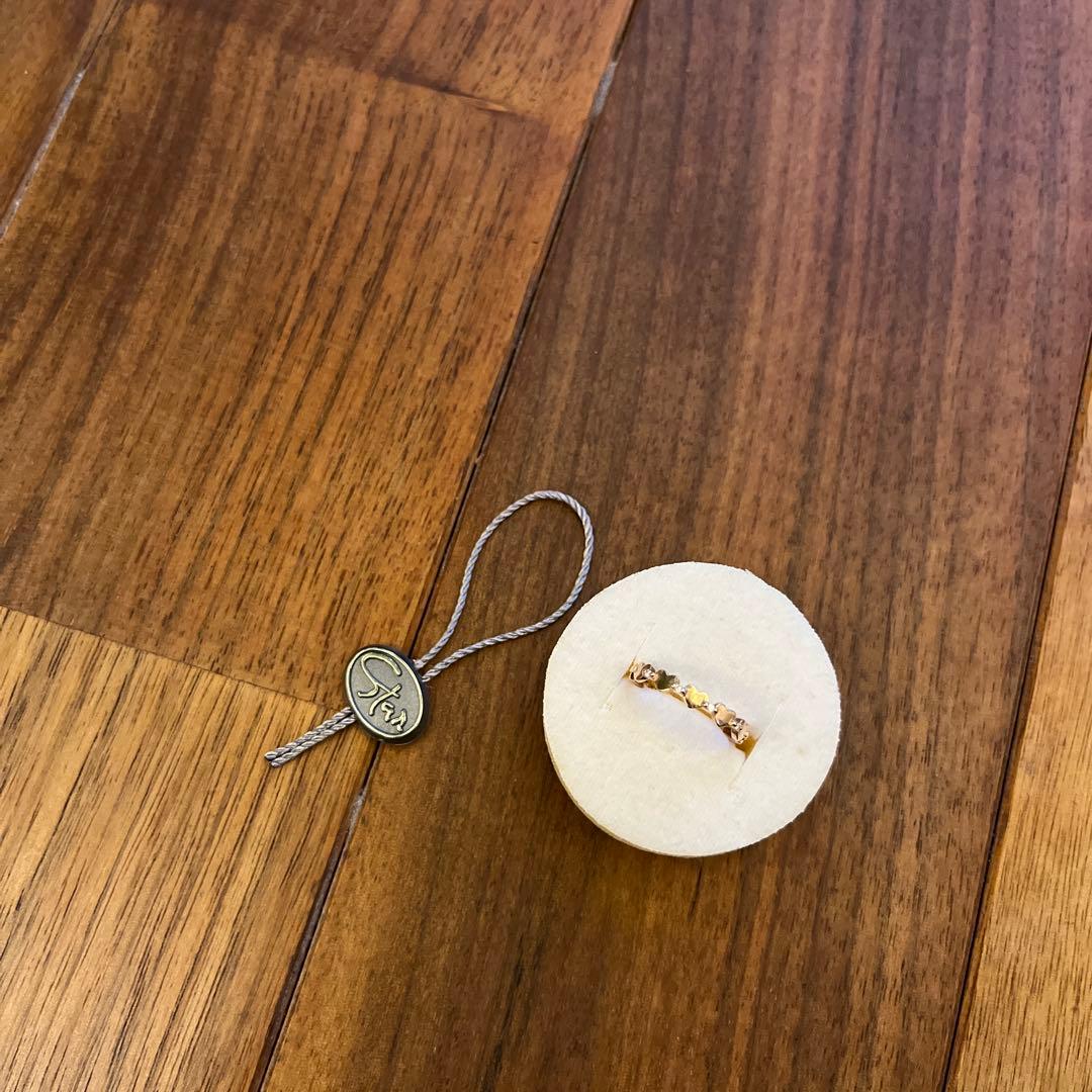 STAR JEWELRY K10 ダイヤモンド リング ピンクゴールド