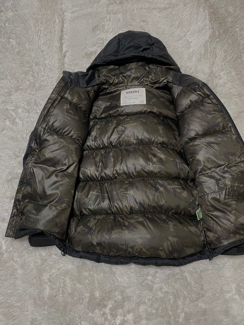 NANGA アーバンリサーチドアーズ オーロラ　ダウンジャケット S 黒 迷彩