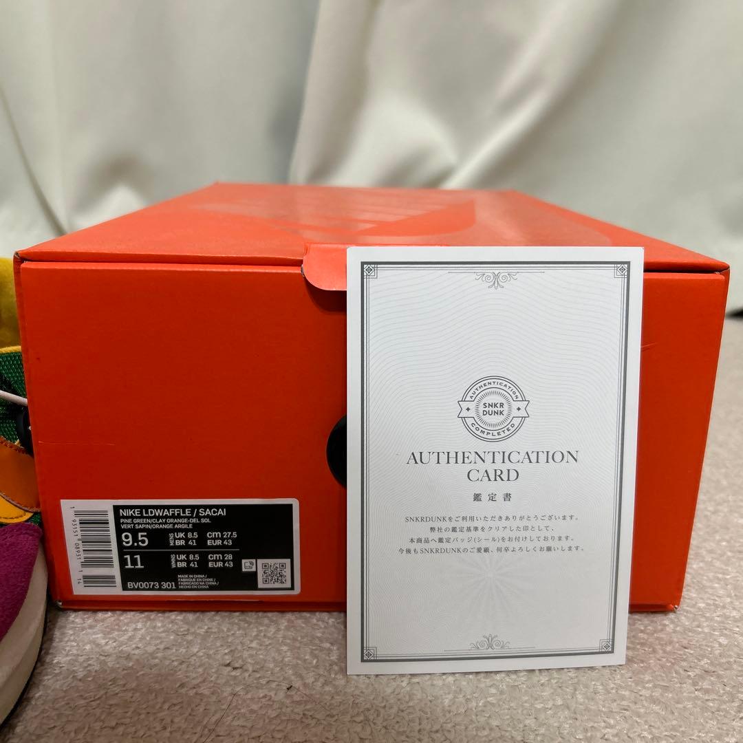 Nike スニーカー 27.5cm Sacai