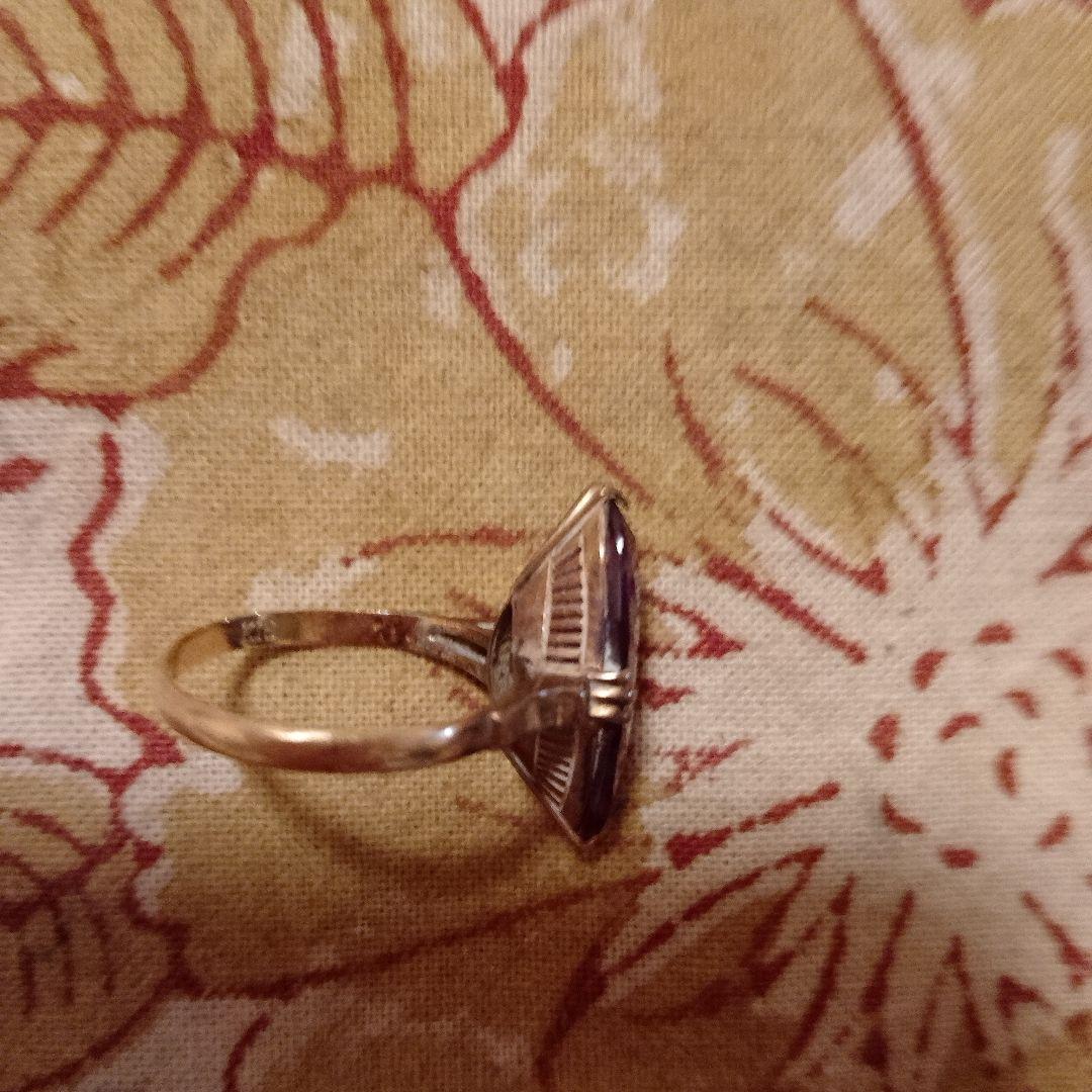 ピンクオーバルカットリング