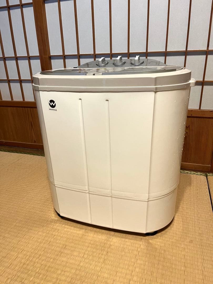 ウォッシュマン WASHMAN 二槽式小型洗濯機 TOM-05w