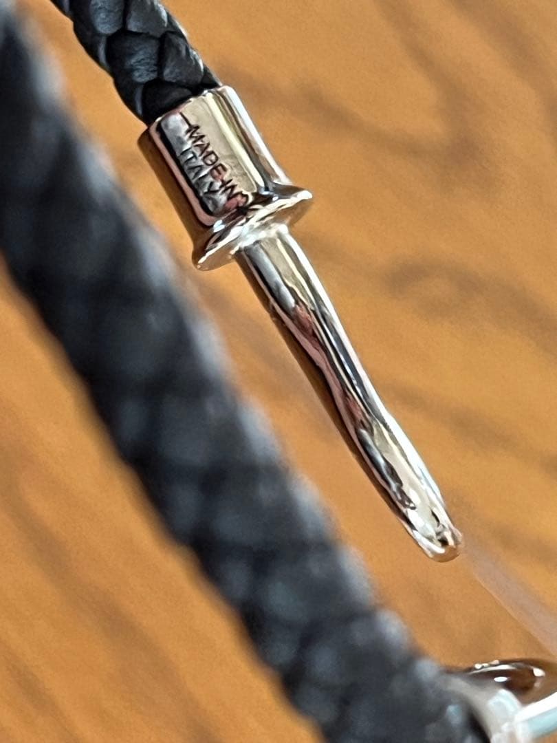 ◇エルメス　レザーブレスレット　ジャンボH T3 黒◇