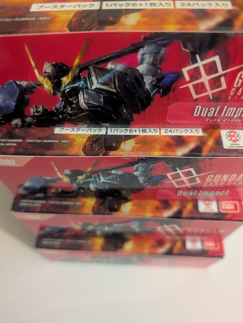 ガンダムカードゲーム　デュアルインパクト　4BOX 新品未開封