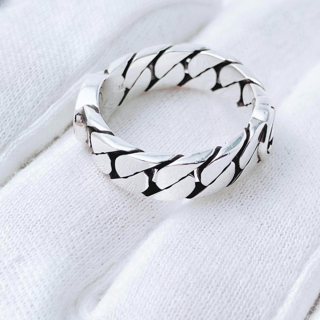 グッチ GUCCI 925 リング 指輪 シルバー 鏡面仕上げ 1156