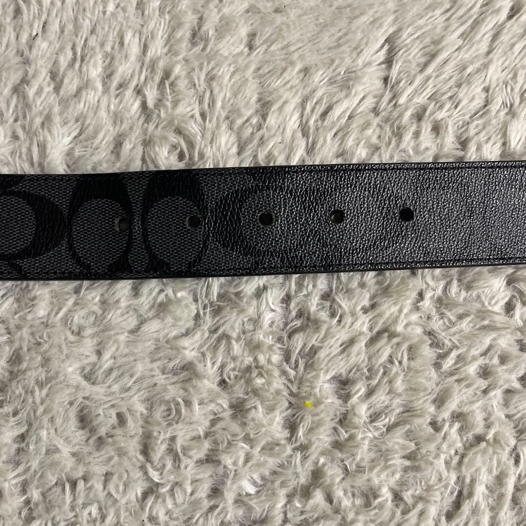 coach シグネチャーベルト　ブラック　77-87　【美品】