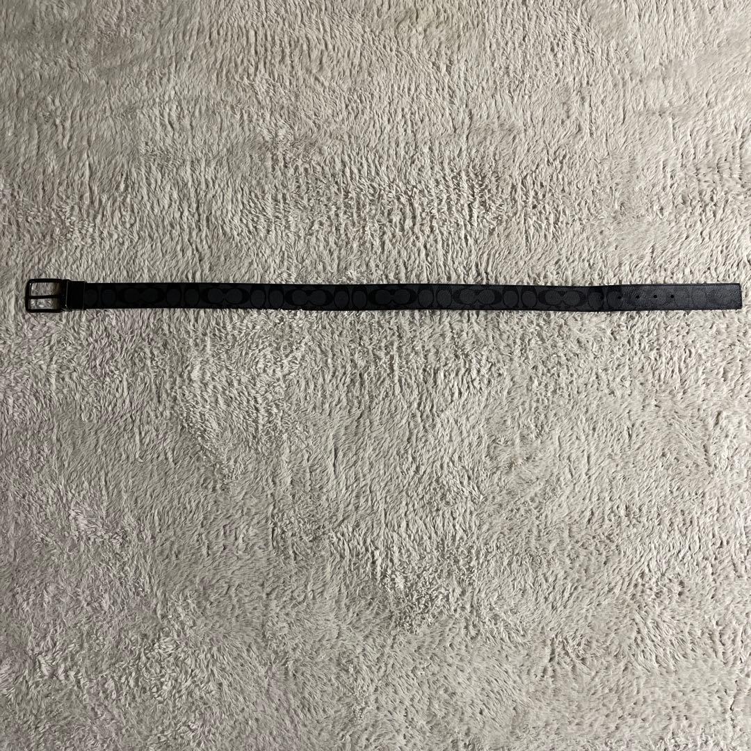 coach シグネチャーベルト　ブラック　77-87　【美品】