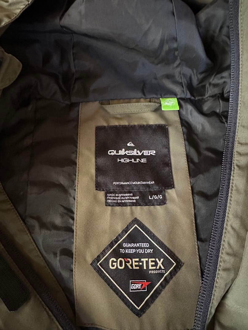 Quiksilver GORE-TEXスノーボードウェア上下セット