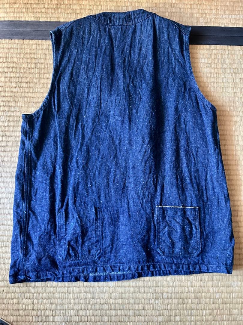 Niegel Cabournデニムプルオーバーベスト サイズ46
