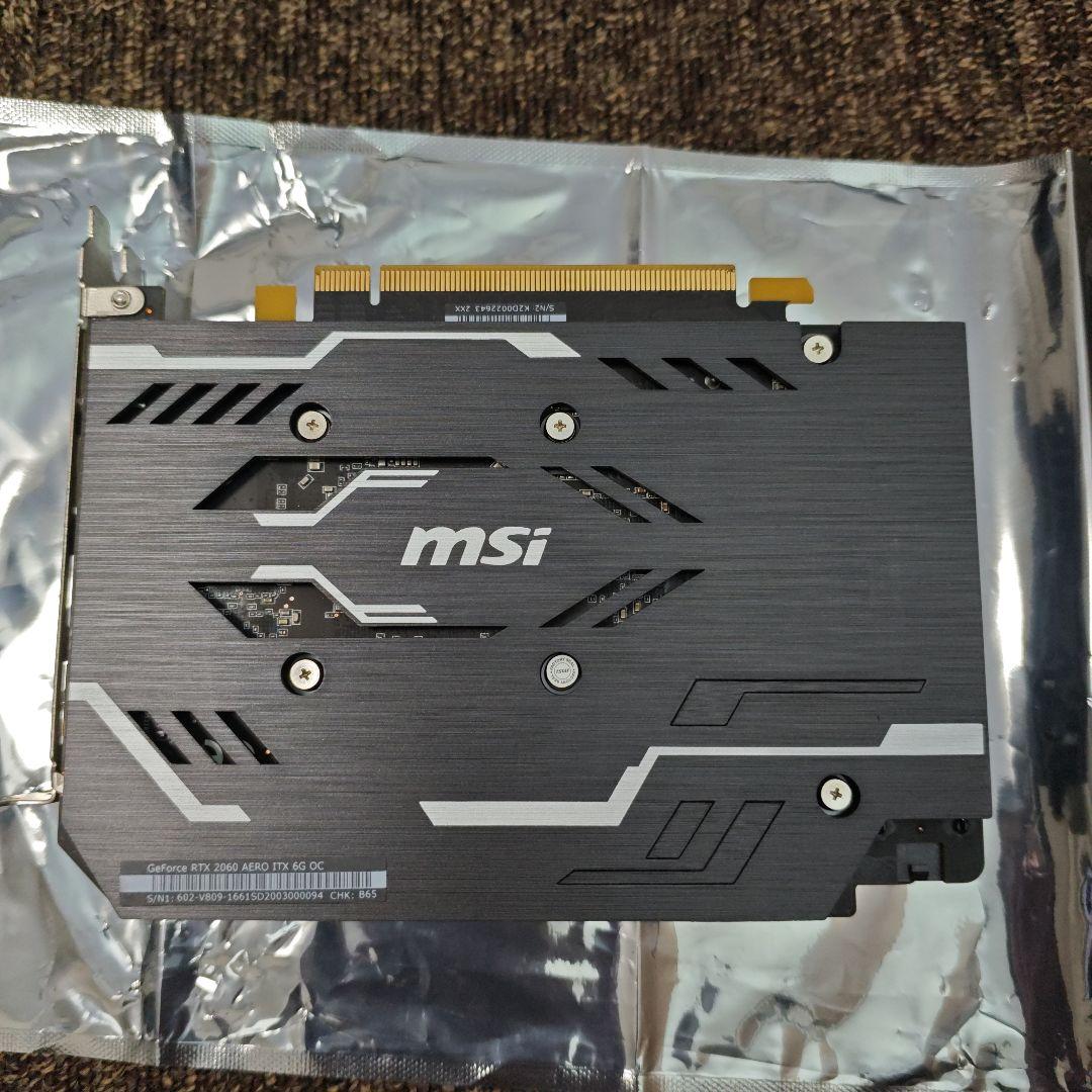 グラフィックボード・グラボ・ビデオカード GeForce RTX 2060 AERO ITX 6G OC-JP