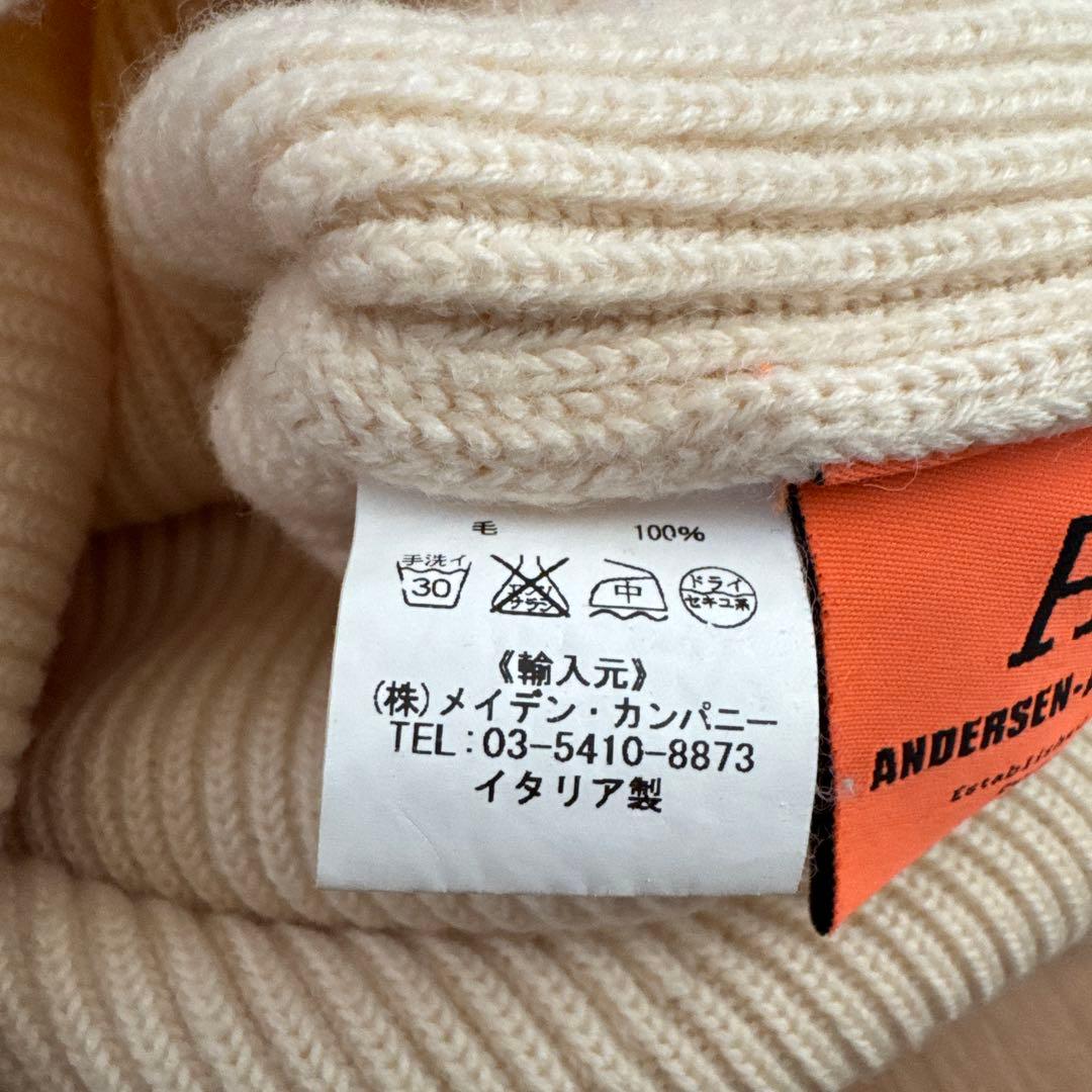 ANDERSEN ANDERSEN THE NAVY タートルネック5GG