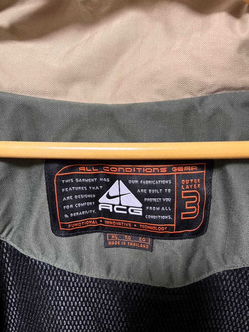 田*郎様 90s NIKE ACG ナイロンジャケット オリーブグリーン