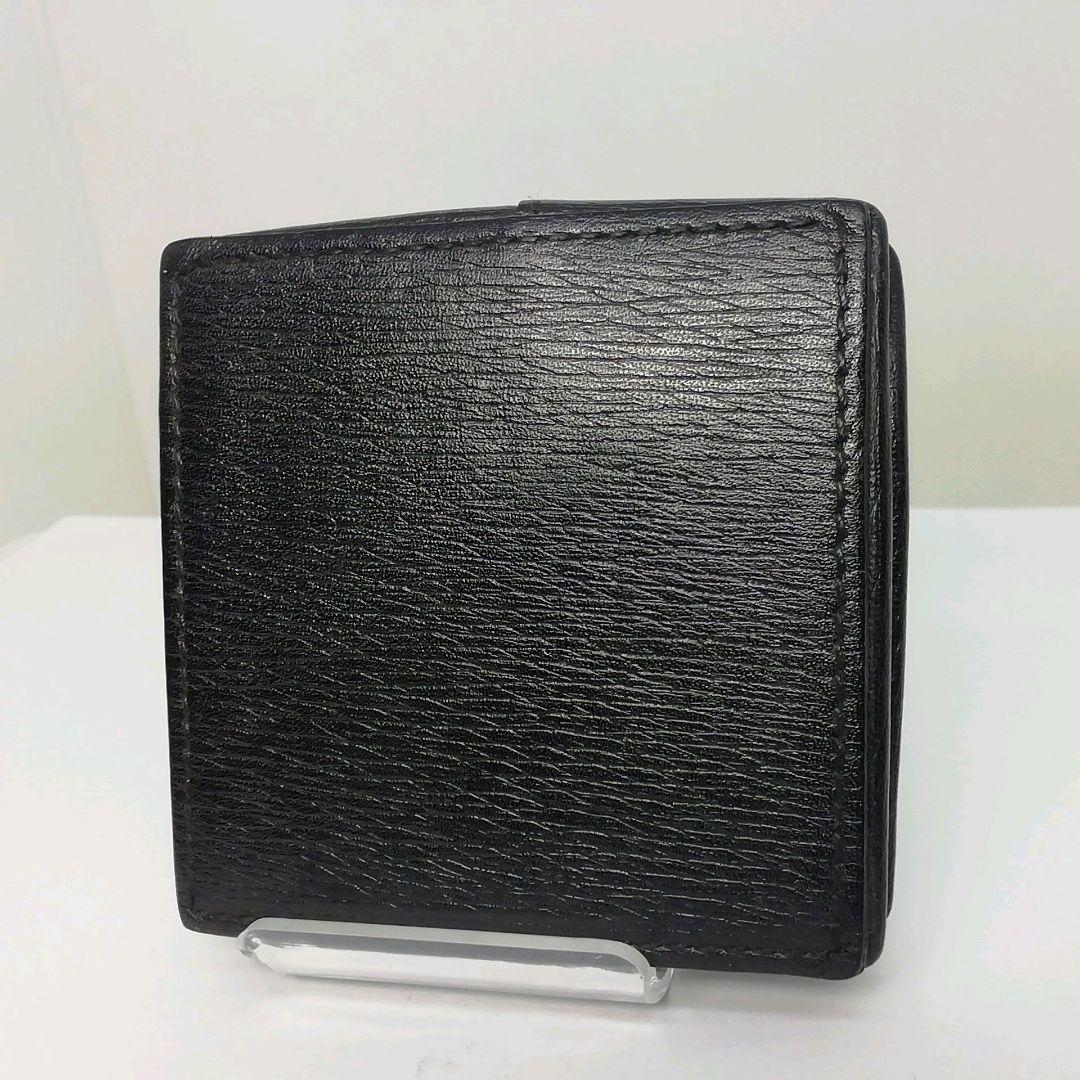 GUCCI　グッチ　ブラックレザー　箱型タイプ　ケース　小銭入れ