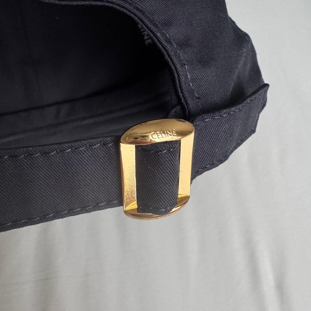 CELINE セリーヌ トリオンフ ベースボールキャップ / コットン