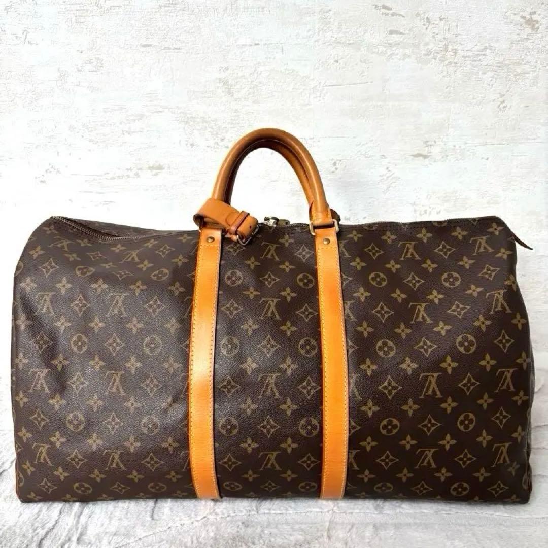 Louis Vuitton ヴィトン　キーポル55　ボストンバッグ モノグラム