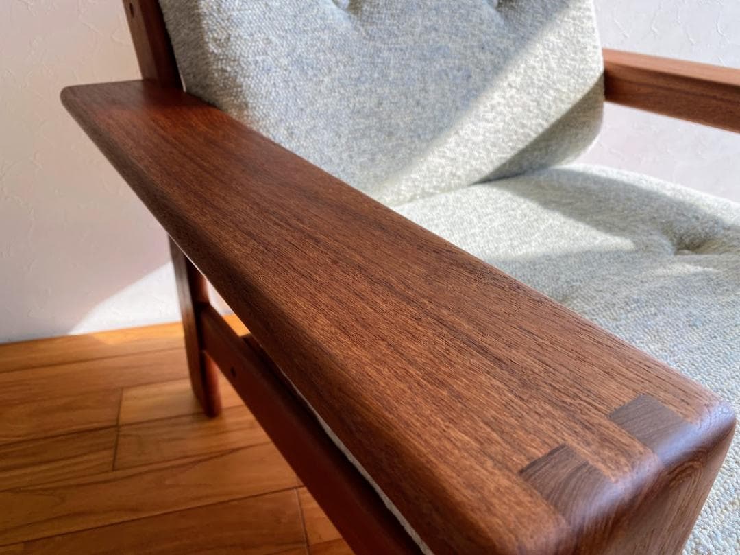 1970s ヴィンテージ KOSUGA コスガ チーク シングルソファ 仕上済