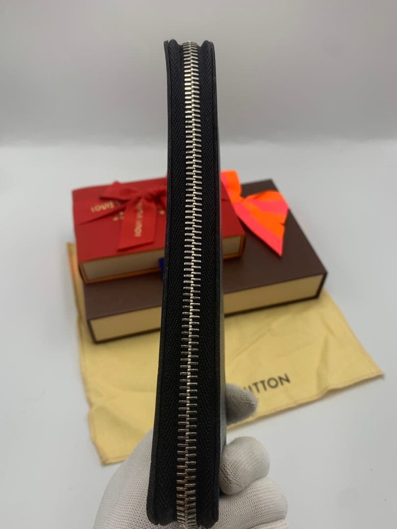 Louis Vuittonルイヴィトンダミエファスナー長財布ヴェルティカル