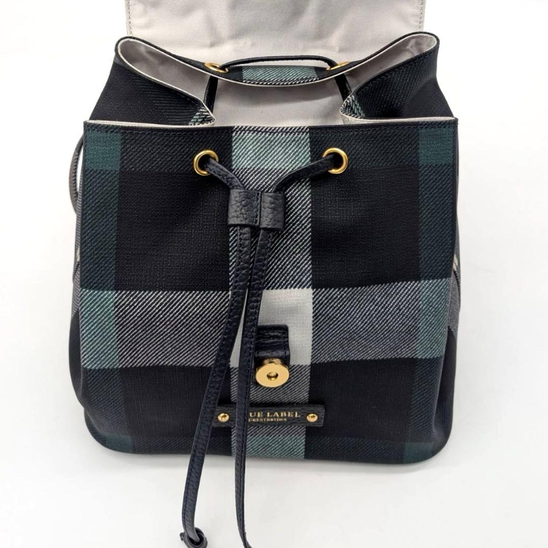 未使用級✨BLUE LABEL CRESTBRIDGE リュック PVC レザー