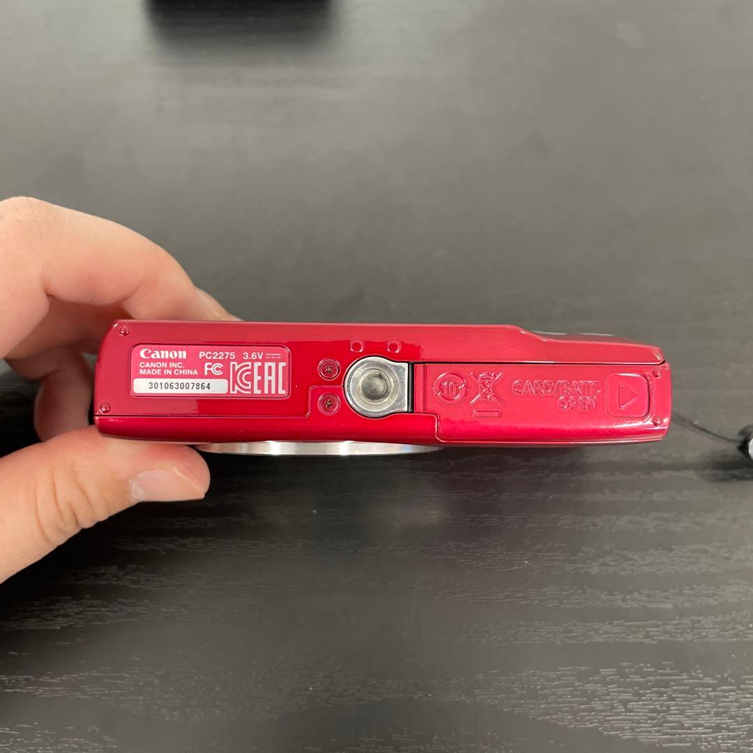 Canon IXY 180 レッド コンパクトデジタルカメラ