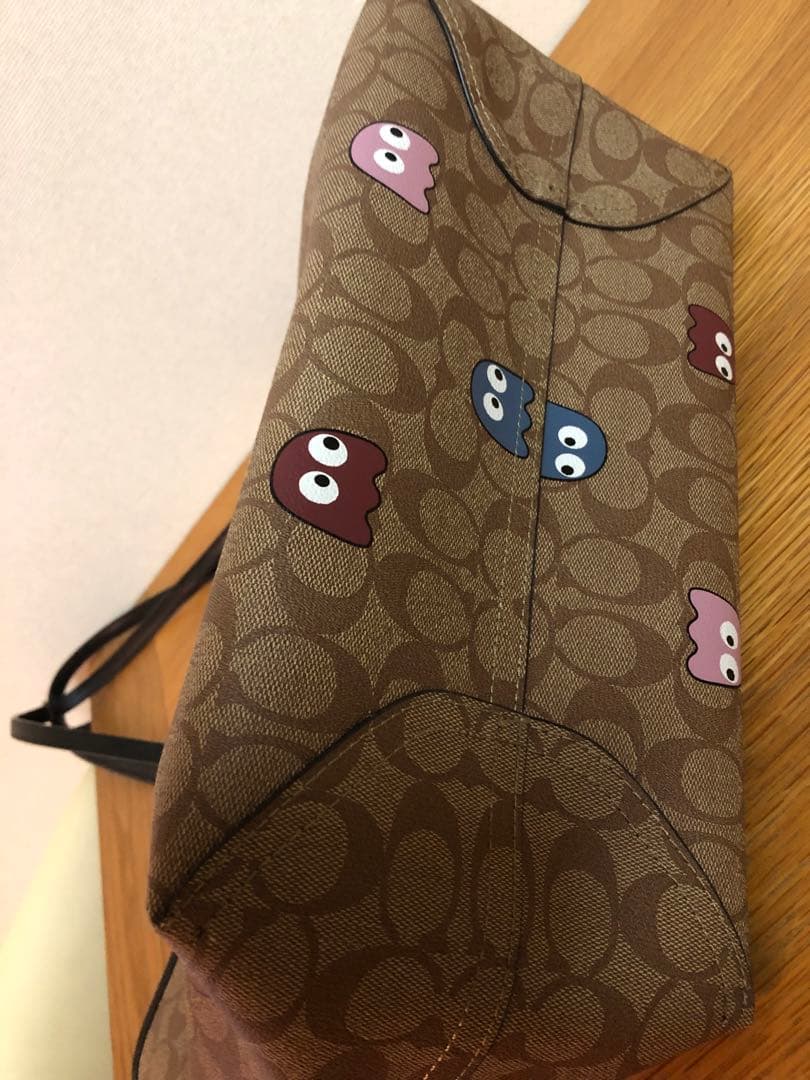 coachパックマンコラボトートバッグ美品