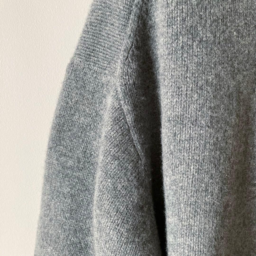 アダムエロペ＊ふわとろカシミヤウール たっぷり肉厚ボリューム袖ワイドニット