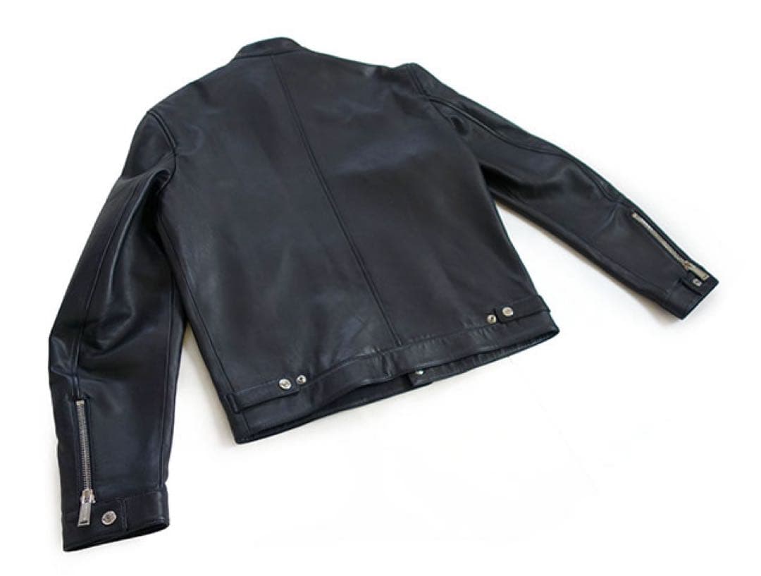 ディースクエアード2 シープスキン シングルフロント ライダースジャケット 48