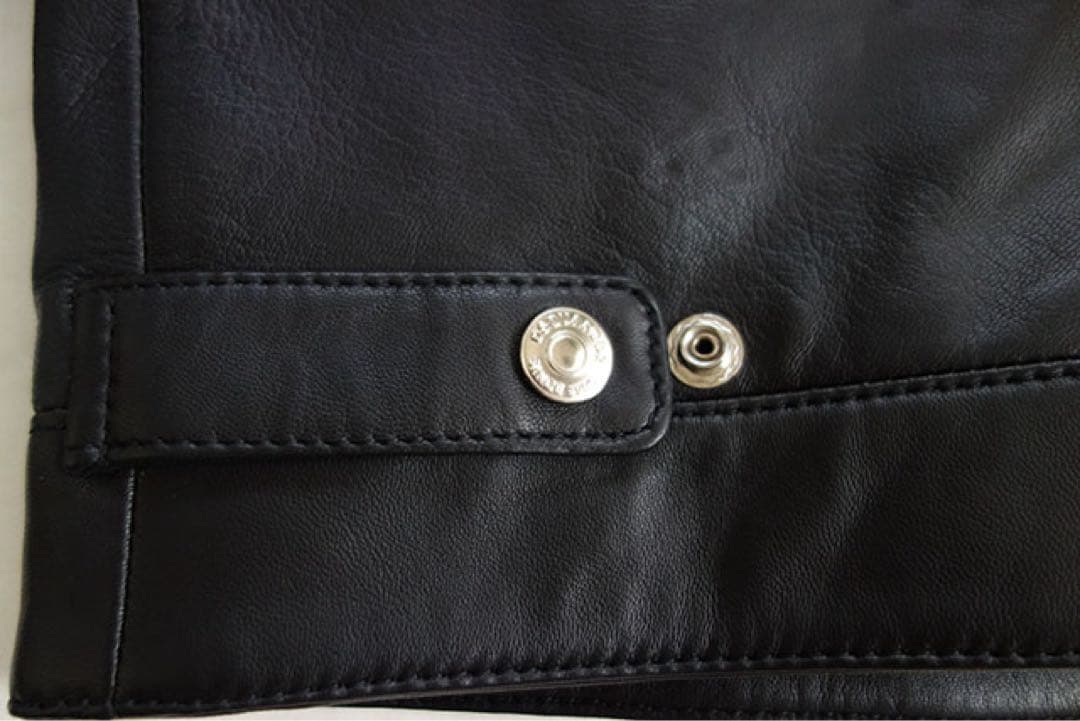 ディースクエアード2 シープスキン シングルフロント ライダースジャケット 48