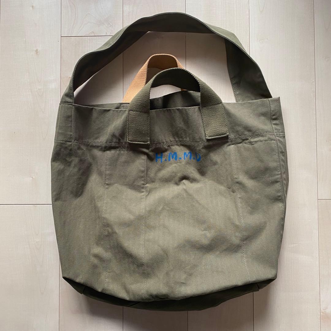 HUMAN MADEヒューマンメイド ミリタリーグリーンショルダートートバッグ