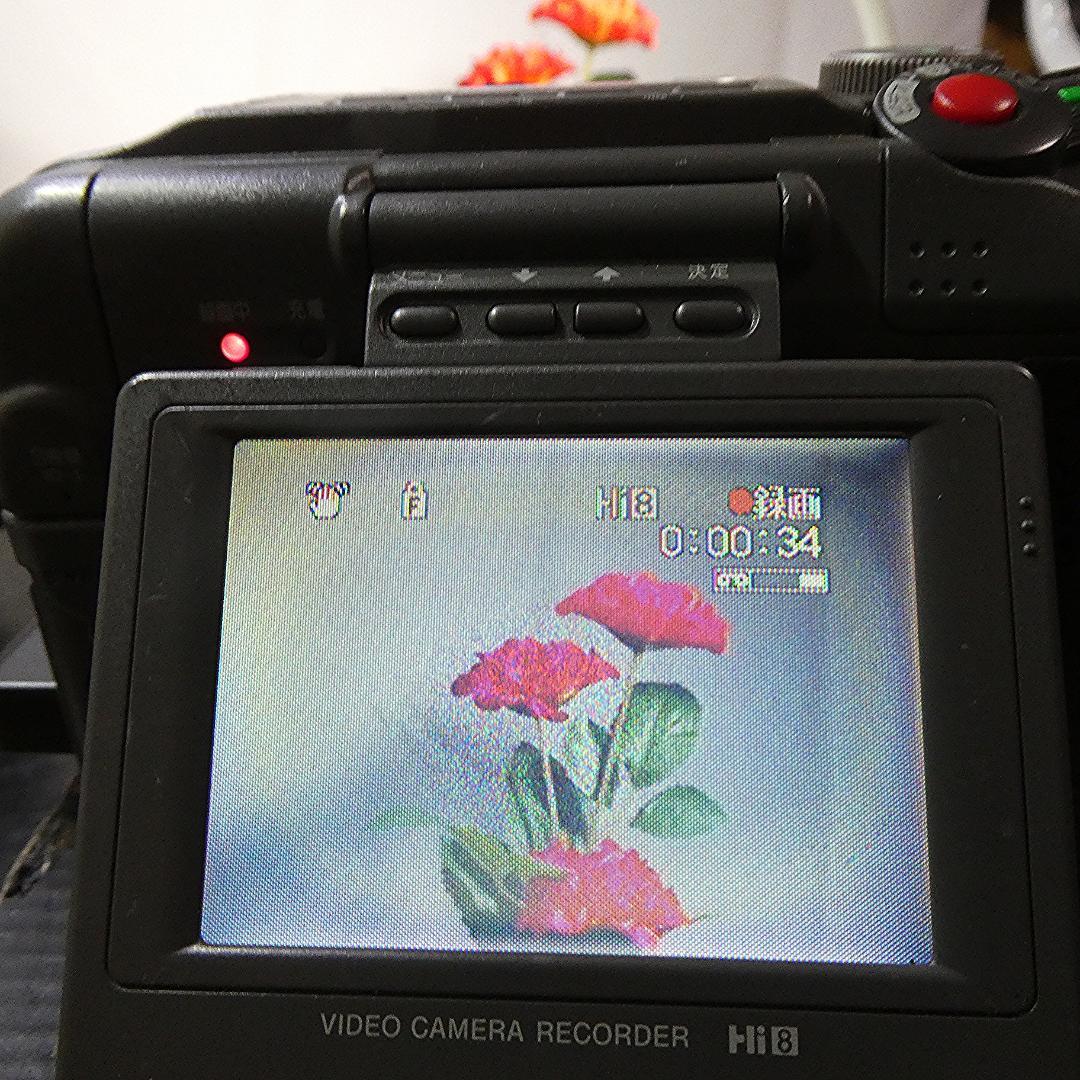 動作良好ソニー CCD-SC55 Video.Hi8デジタルビデオカメラDVD化