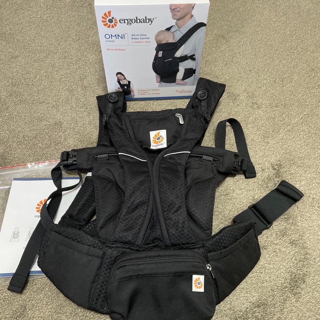 試着のみ！　ergobaby OMNI BREEZE 抱っこ紐 BLACK