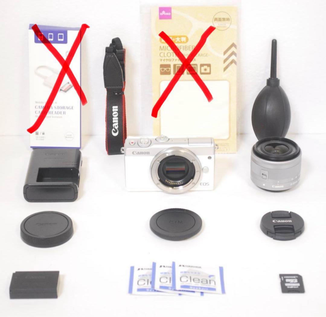 高画質で自撮りもラクラク☆Wi-Fi通信機能付き♪キャノン EOS M100♡