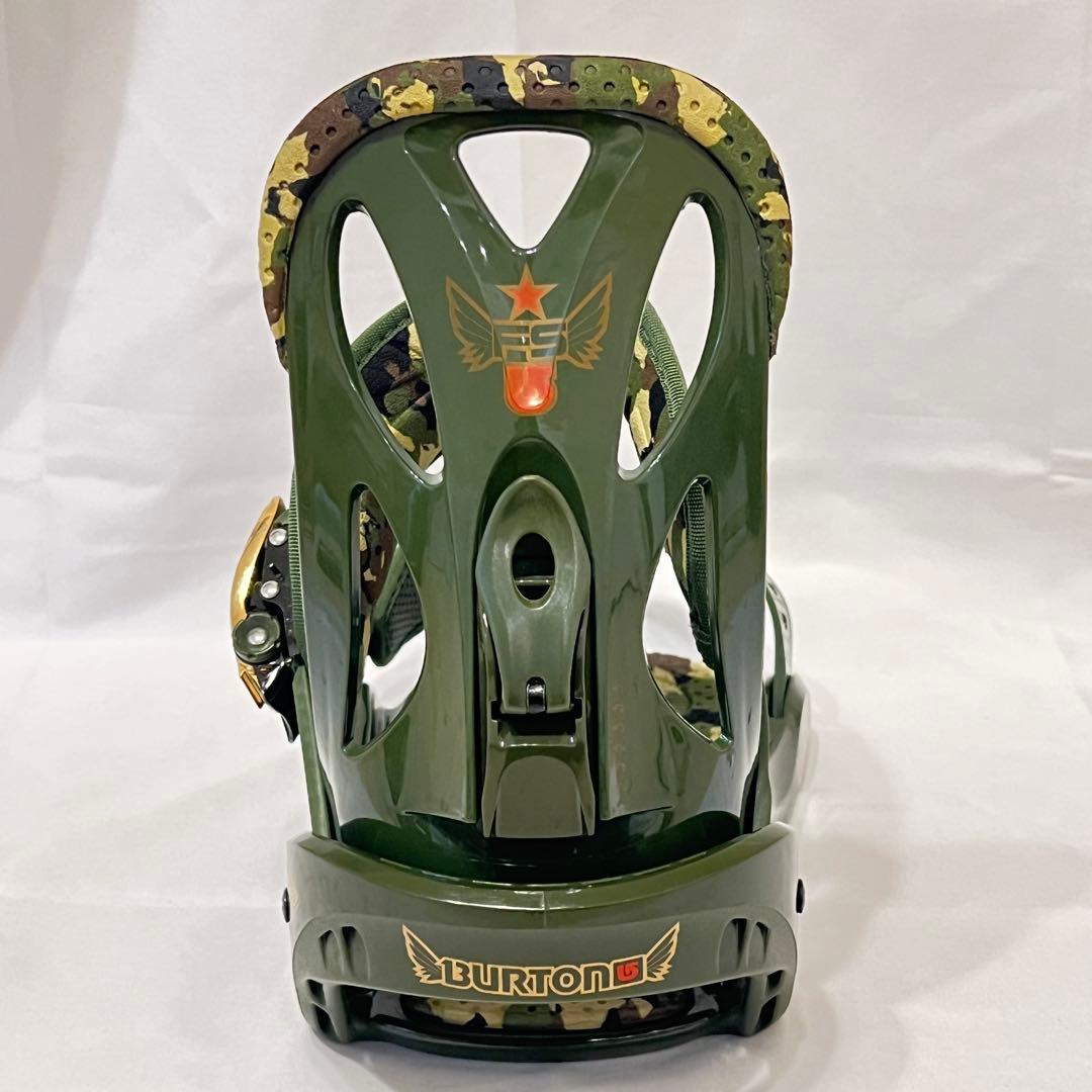 美品 Burton FS ビンディング Mサイズ バートン 迷彩 カモフラ
