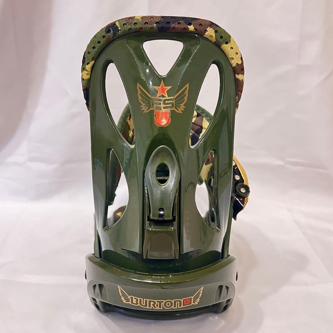 美品 Burton FS ビンディング Mサイズ バートン 迷彩 カモフラ