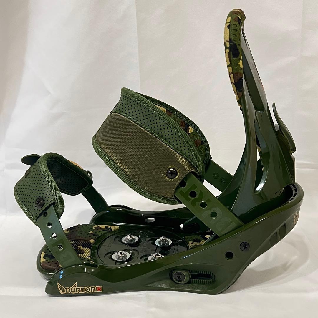 美品 Burton FS ビンディング Mサイズ バートン 迷彩 カモフラ