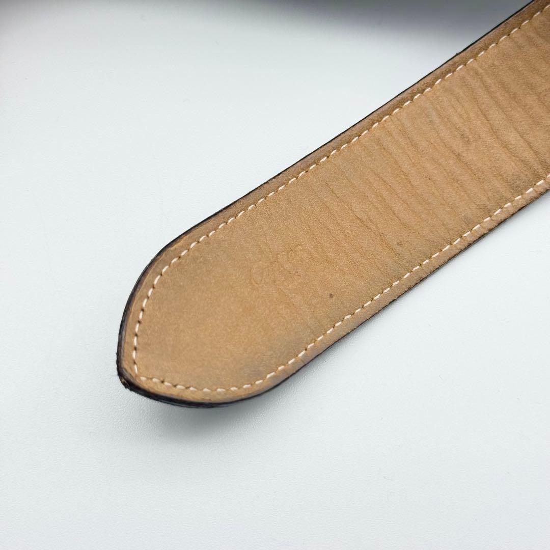 ✨良品✨カルティエ ベルト タンク 純正革 メンズ ビジネス シルバー金具