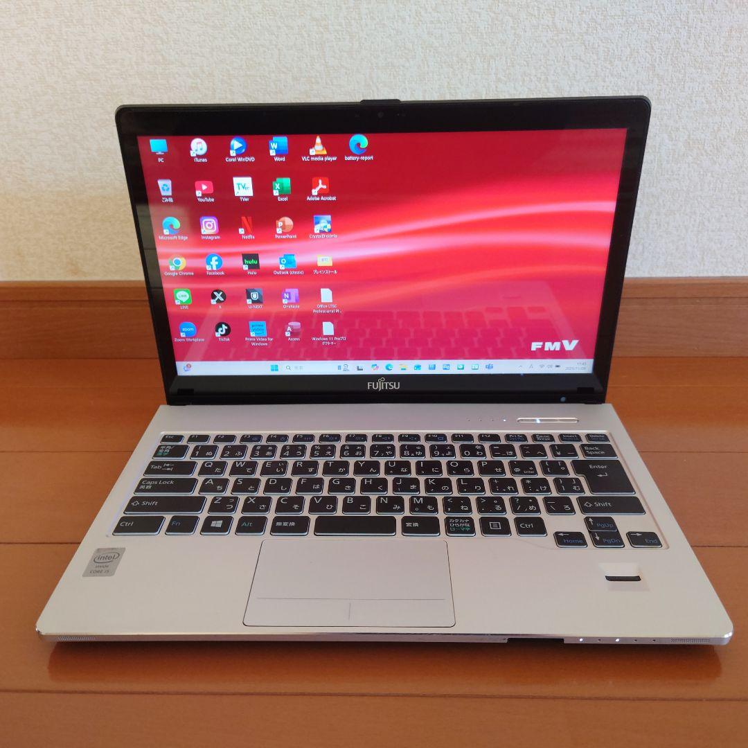 設定済❤LIFEBOOK SH90/M✨️ブラック✨️タッチパネル✨️日本製