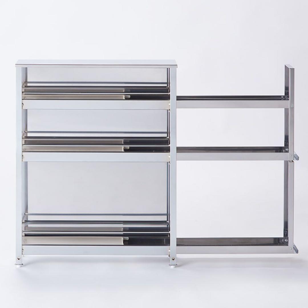 dinos ステンレス製 3段 調味料ラック