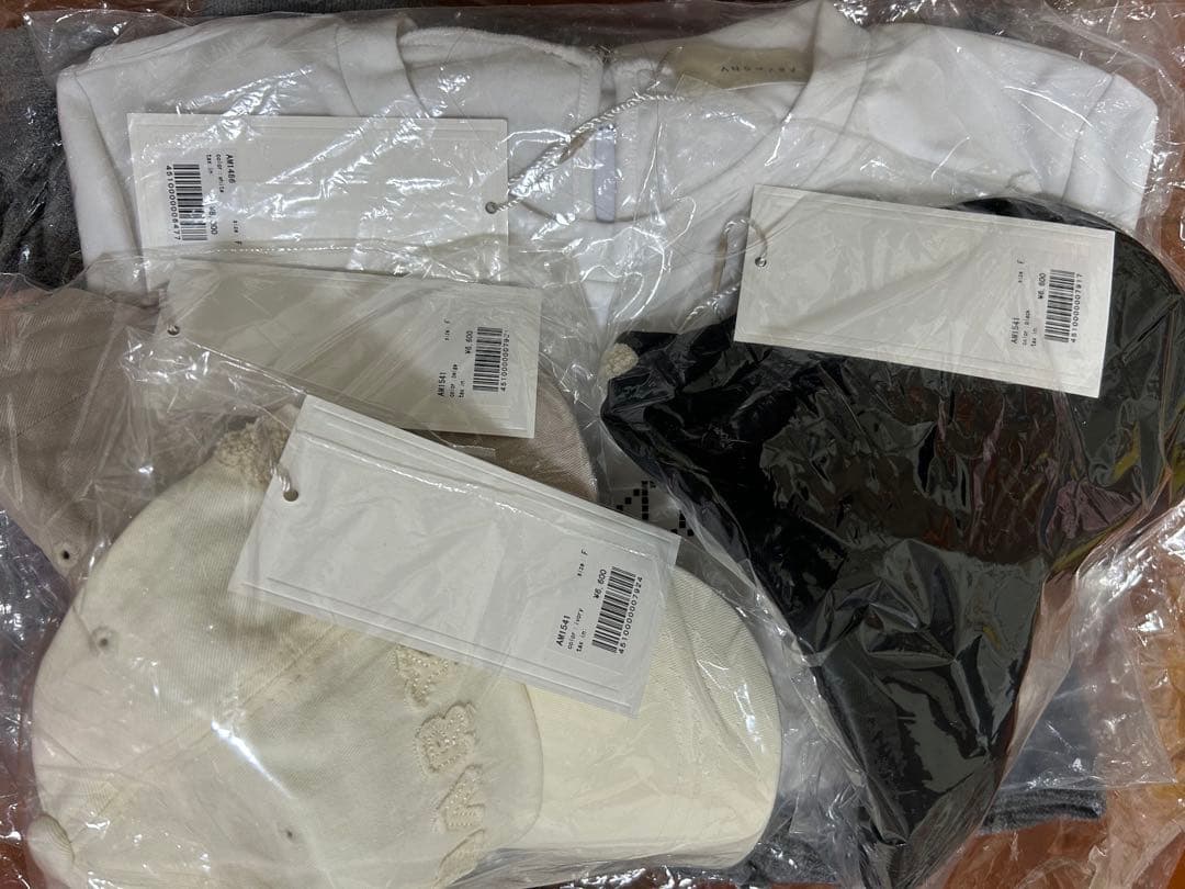 即日発送andmary Mary logo cap ivory アイボリー