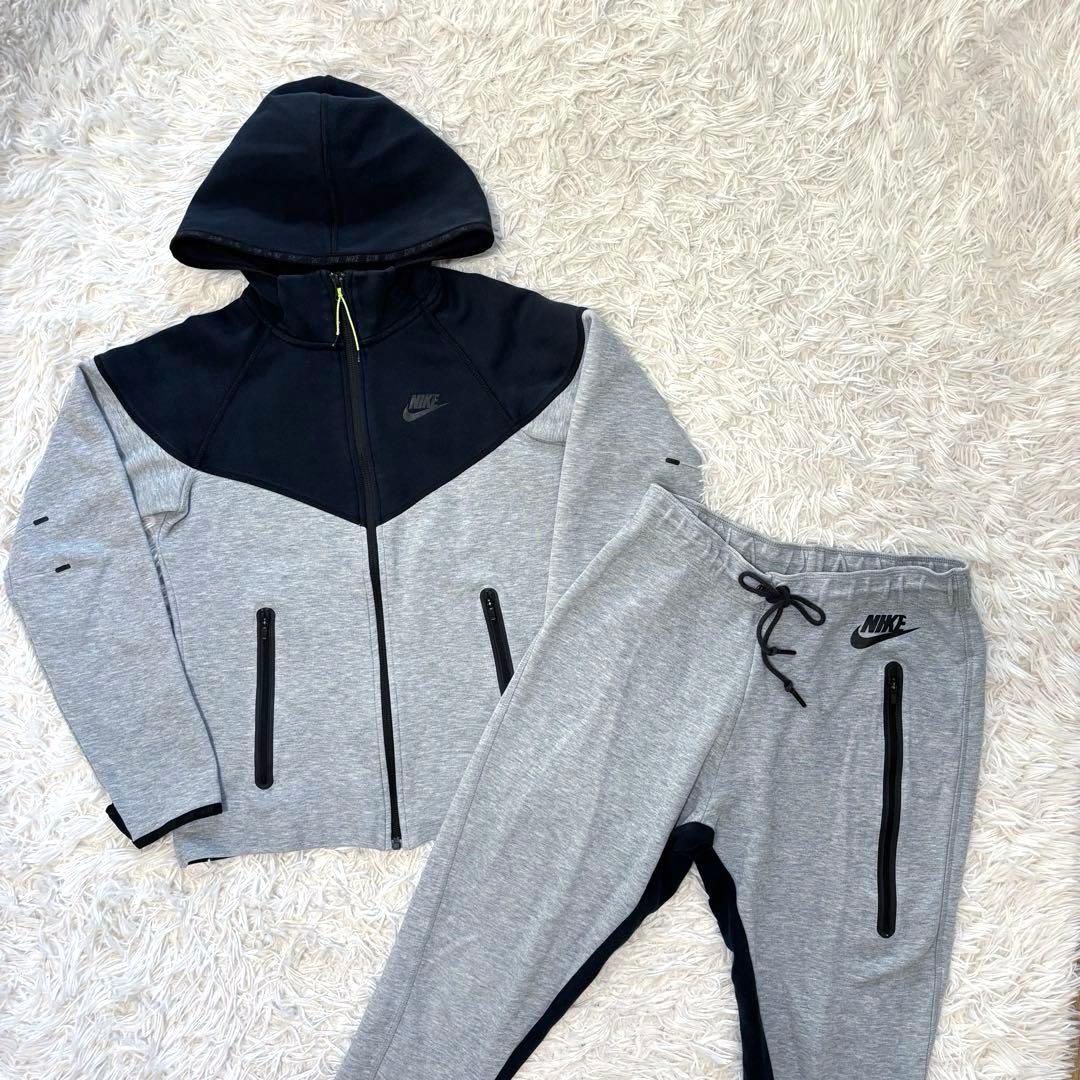 NIKE ナイキ テックフリース セットアップ グレー パーカー パンツ
