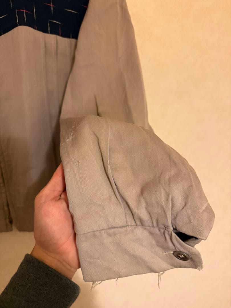 50s Sport Chief カスリ柄レーヨン ギャバジンジャケット