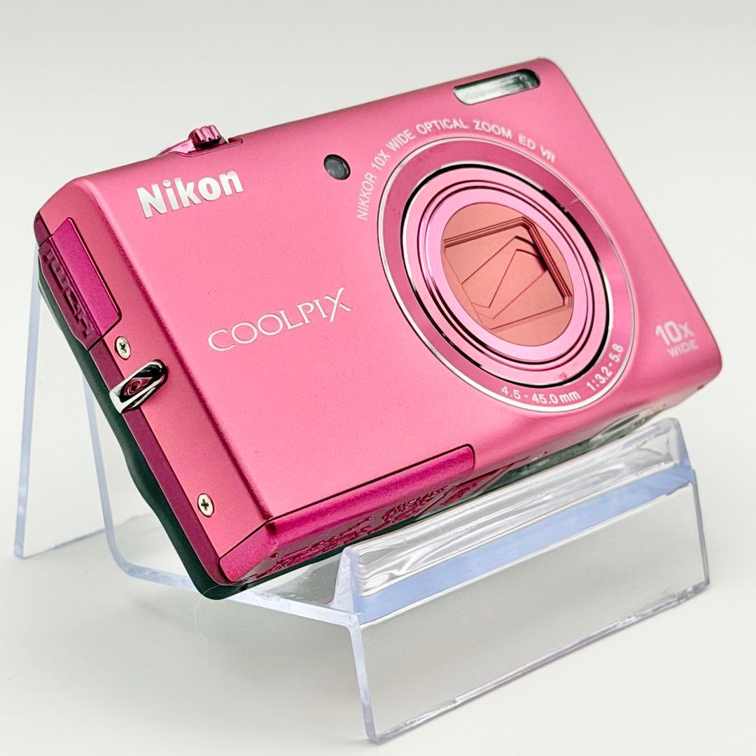 【美品・動作確認済】 NIKON COOLPIX S6200 ピンク